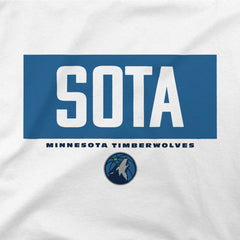 Minnesota Timberwolves Stadium Essentials Crossbar T-Shirt - White shop
