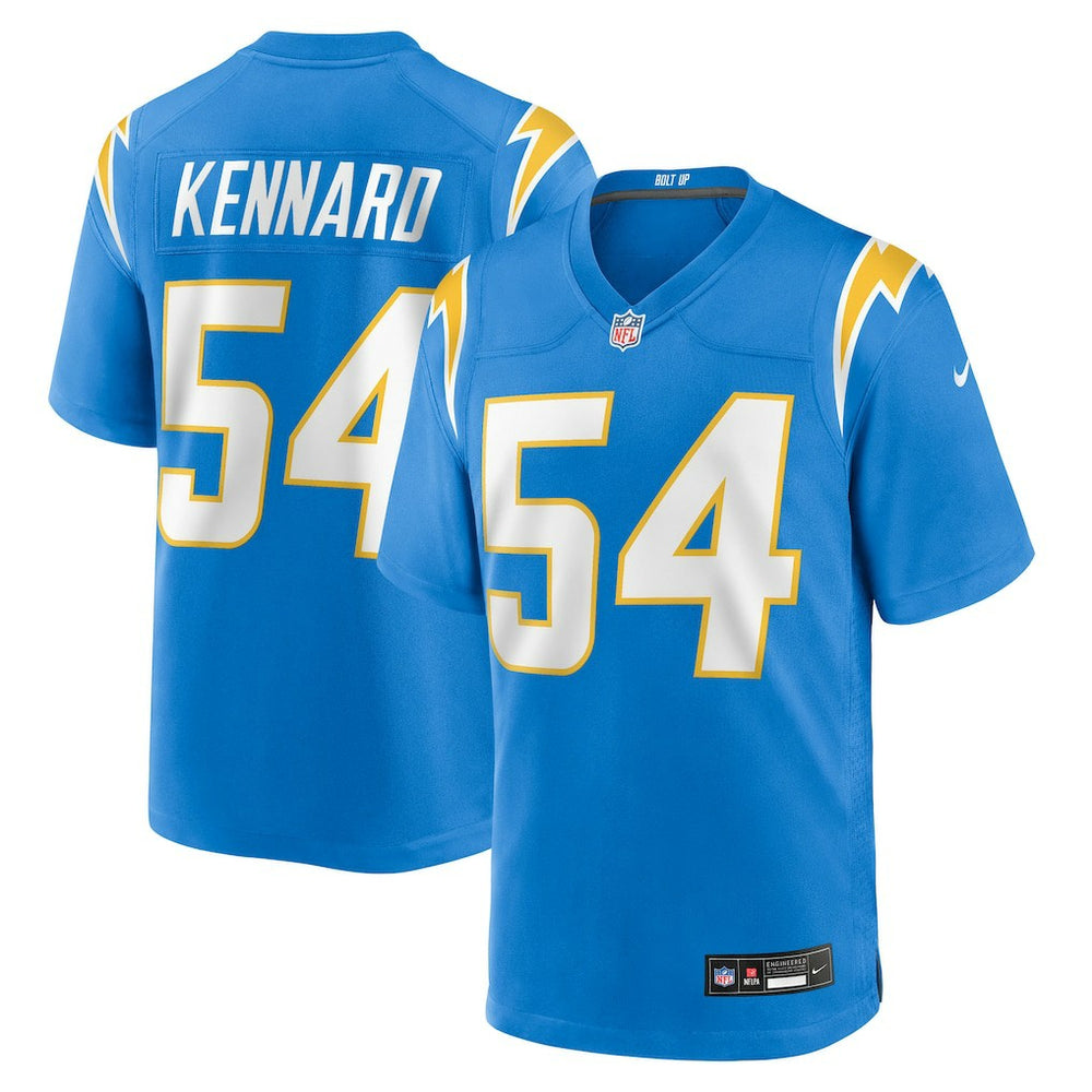 Kyle Kennard Los Angeles Chargers Team Game Jersey - Powder Blue on sale