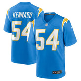 Kyle Kennard Los Angeles Chargers Team Game Jersey - Powder Blue on sale