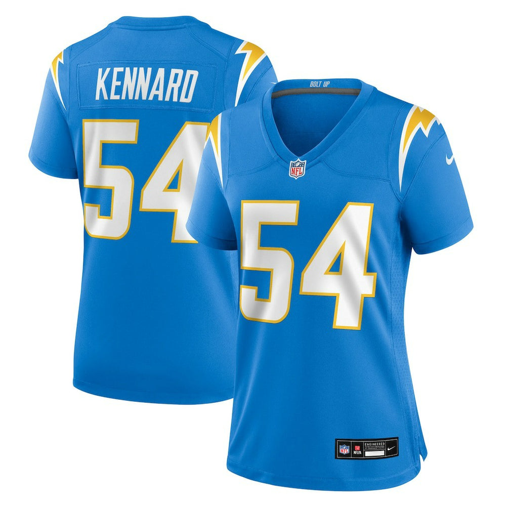 Kyle Kennard Los Angeles Chargers Women's Team Game Jersey - Powder Blue for sale