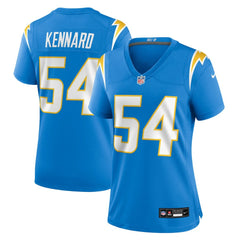 Kyle Kennard Los Angeles Chargers Women's Team Game Jersey - Powder Blue for sale