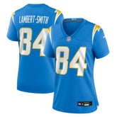 KeAndre Lambert-Smith Los Angeles Chargers Women's Team Game Jersey - Powder Blue discount