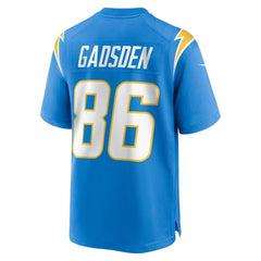 Oronde Gadsden Los Angeles Chargers Team Game Jersey - Powder Blue cheap