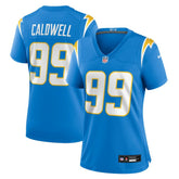 Jamaree Caldwell Los Angeles Chargers Women's Team Game Jersey - Powder Blue online
