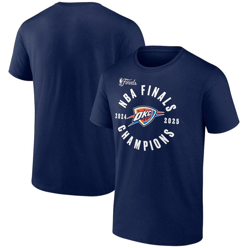 Oklahoma City Thunder 2025 NBA Finals Champions Offensive Rebound T-Shirt - Navy shop