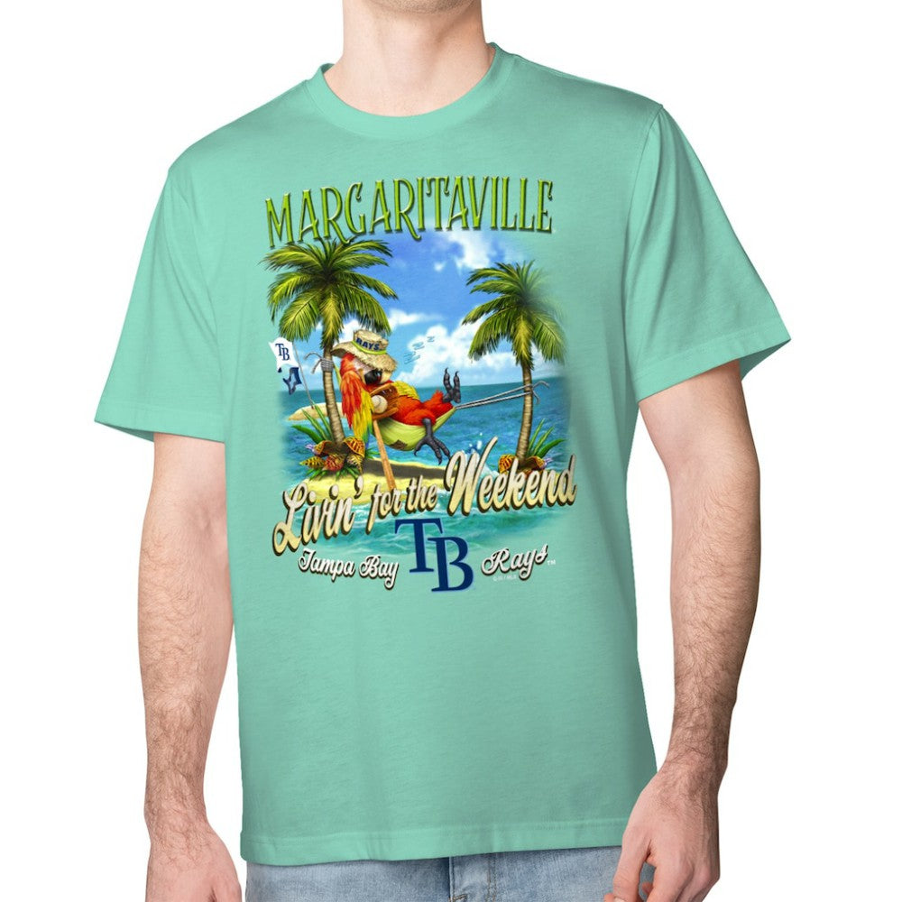 Tampa Bay Rays Margaritaville Livin' for the Weekend T-Shirt Mint