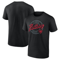 Florida Panthers Colorblock Puck T-Shirt - Black T-shirts