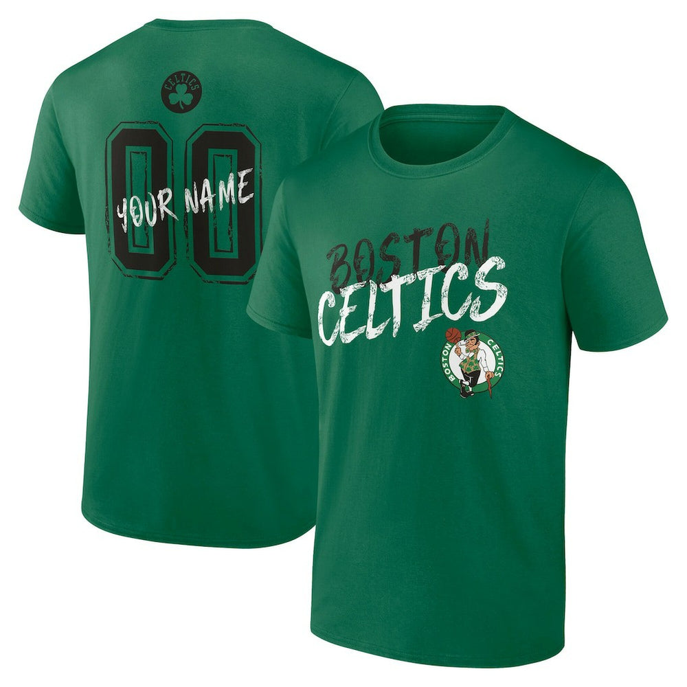 Boston Celtics Hustle Custom T-Shirt - Kelly Green outlet