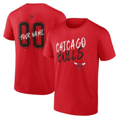 Chicago Bulls Hustle Custom T-Shirt sale - Red for sale