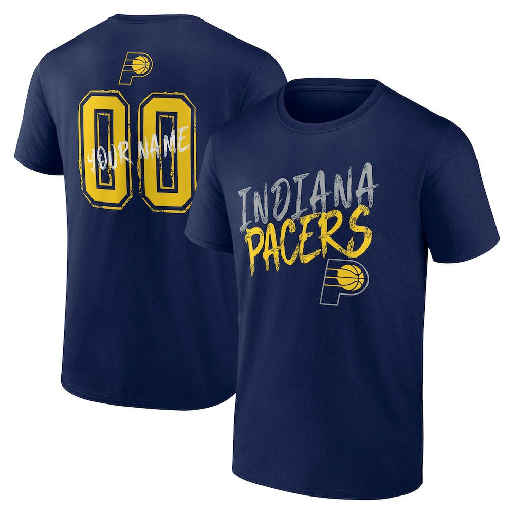 Indiana Pacers Hustle Custom T-Shirt - Navy online