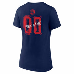 LA Clippers Women's Hustle Custom V-Neck T-Shirt - Navy shop