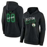Boston Celtics Women's Hustle Custom Pullover Hoodie - Black sale