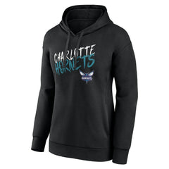 Charlotte Hornets Women's Hustle Custom Pullover Hoodie - Black online