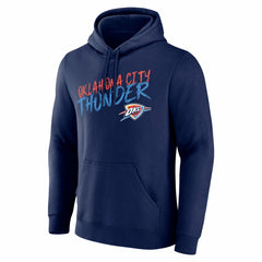 Oklahoma City Thunder Hustle Custom Pullover Hoodie - Navy shop
