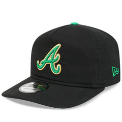 Atlanta Braves 2026 St. Patrick's Day 19TWENTY Adjustable Hat Black