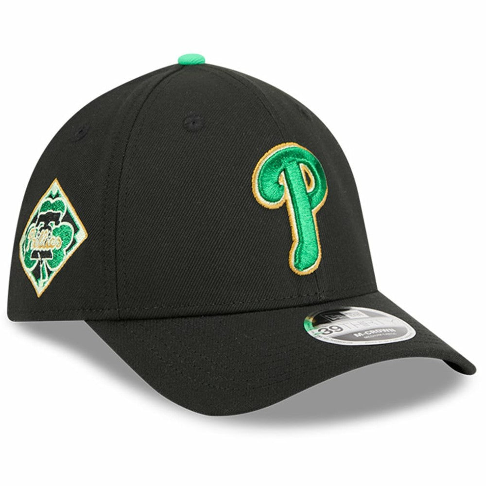 Philadelphia Phillies 2026 St. Patrick's Day 39THIRTY Flex Hat Black