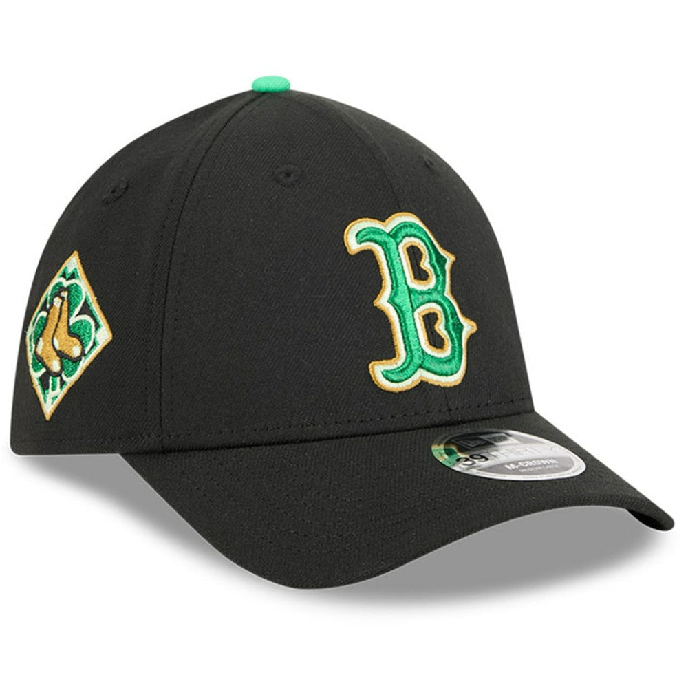 Boston Red Sox 2026 St. Patrick's Day 39THIRTY Flex Hat Black