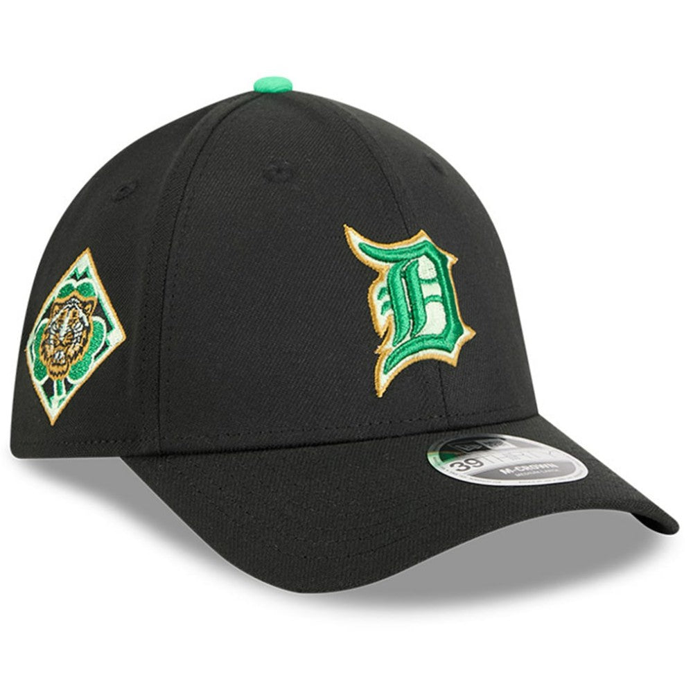 Detroit Tigers 2026 St. Patrick's Day 39THIRTY Flex Hat Black