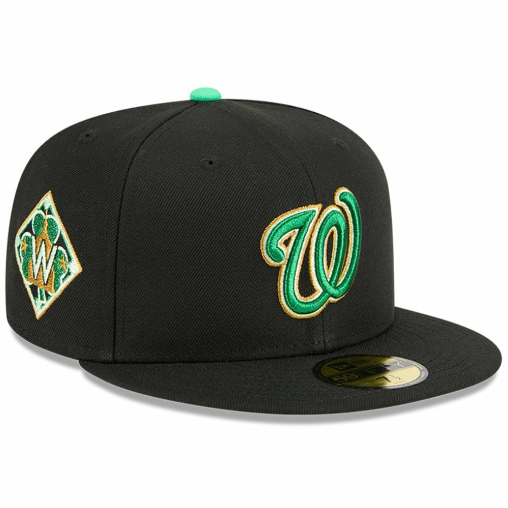 Washington Nationals 2026 St. Patrick's Day 59FIFTY Fitted Hat Black