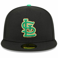 St. Louis Cardinals 2026 St. Patrick's Day 59FIFTY Fitted Hat Black