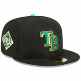 Tampa Bay Rays 2026 St. Patrick's Day 59FIFTY Fitted Hat Black