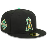 Los Angeles Angels 2026 St. Patrick's Day 59FIFTY Fitted Hat Black