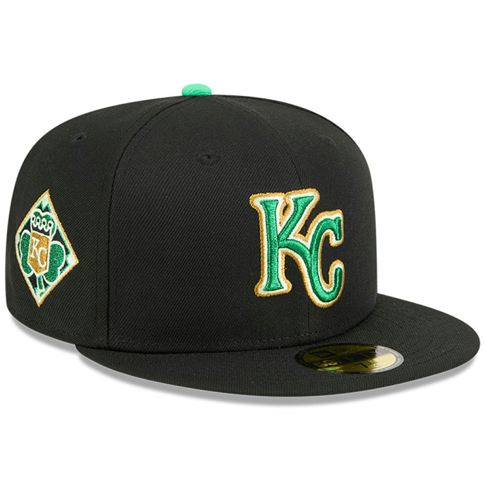 Kansas City Royals 2026 St. Patrick's Day 59FIFTY Fitted Hat Black