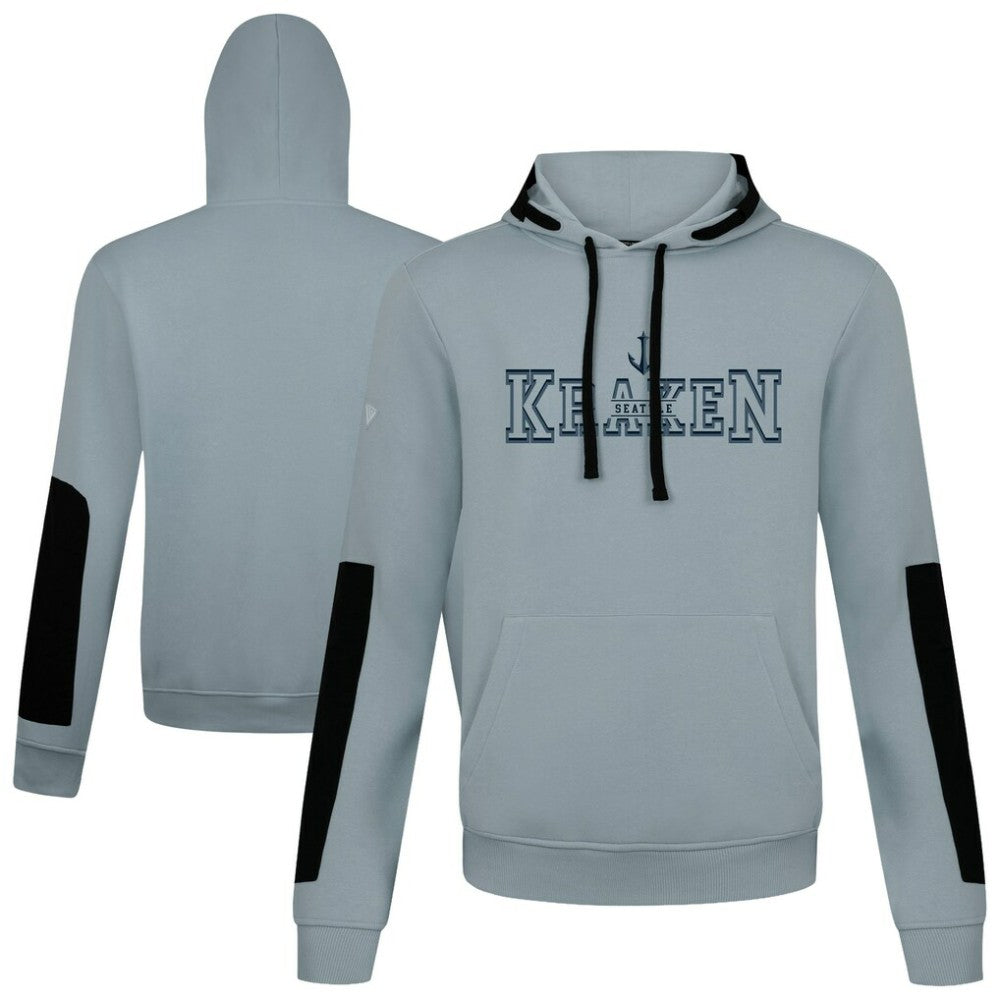Seattle Kraken Levelwear Bombay Journey Pullover Hoodie - Gray Hoodies