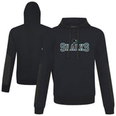 San Jose Sharks Levelwear Bombay Journey Pullover Hoodie - Black Hoodies