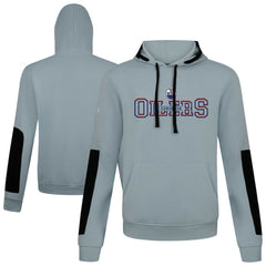 Edmonton Oilers Levelwear Bombay Journey Pullover Hoodie - Gray Hoodies