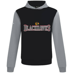 Chicago Blackhawks Levelwear Ultimate Journey Pullover Hoodie - Black/Gray Hoodies