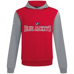 Columbus Blue Jackets Levelwear Ultimate Journey Pullover Hoodie - Red/Gray Hoodies