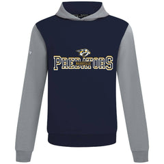 Nashville Predators Levelwear Ultimate Journey Pullover Hoodie - Navy/Gray Hoodies