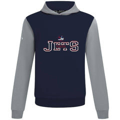 Winnipeg Jets Levelwear Ultimate Journey Pullover Hoodie - Navy/Gray Hoodies