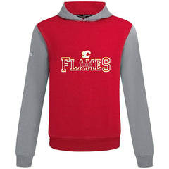 Calgary Flames Levelwear Ultimate Journey Pullover Hoodie - Red/Gray Hoodies