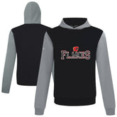 Calgary Flames Levelwear Ultimate Journey Pullover Hoodie - Black/Gray Hoodies