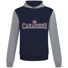 Montreal Canadiens Levelwear Ultimate Journey Pullover Hoodie - Navy/Gray Hoodies