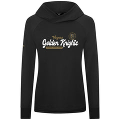 Vegas Golden Knights Levelwear Women's Slender Monument Raglan Pullover Hoodie - Black Hoodies