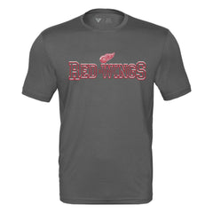 Detroit Red Wings Levelwear Anthem Journey Performance T-Shirt - Charcoal T-shirts