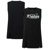 Seattle Kraken Levelwear Women's Influx Monument Tank Top - Black Tank Top