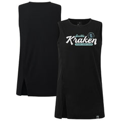 Seattle Kraken Levelwear Women's Influx Monument Tank Top - Black Tank Top