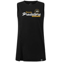 Nashville Predators Levelwear Women's Influx Monument Tank Top - Black Tank Top