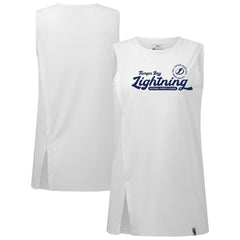 Tampa Bay Lightning Levelwear Women's Influx Monument Tank Top - White Tank Top