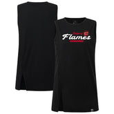 Calgary Flames Levelwear Women's Influx Monument Tank Top - Black Tank Top