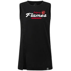 Calgary Flames Levelwear Women's Influx Monument Tank Top - Black Tank Top