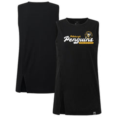 Pittsburgh Penguins Levelwear Women's Influx Monument Tank Top - Black Tank Top
