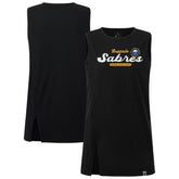 Buffalo Sabres Levelwear Women's Influx Monument Tank Top - Black Tank Top