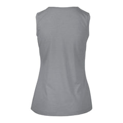 Tampa Bay Lightning Levelwear Women's Macy Banner Arch Tank Top - Gray Tank Top
