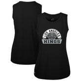Los Angeles Kings Levelwear Women's Macy Banner Arch Tank Top - Black Tank Top