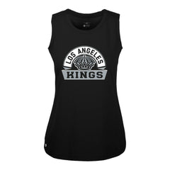 Los Angeles Kings Levelwear Women's Macy Banner Arch Tank Top - Black Tank Top